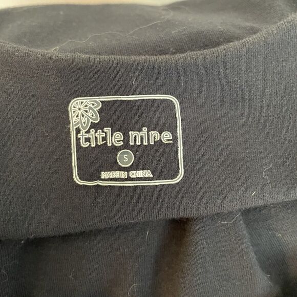 Title Nine Sundress Sz S Shelf Bra Black Racerback Tennis Pickleball Athletic - Picture 10 of 14